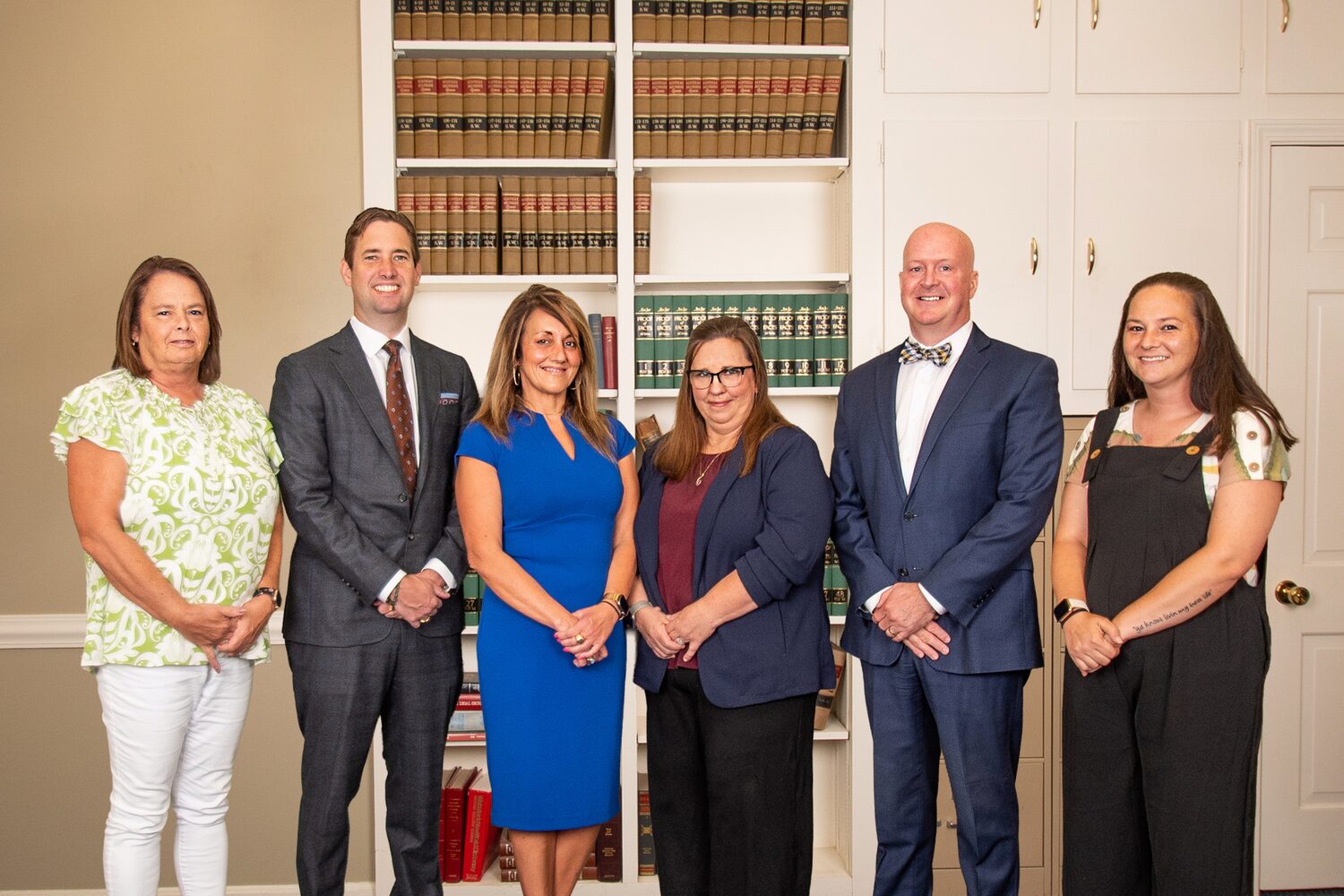 The six-member Kentucky Asset Protection team at the firm law office in Bardstown, Kentucky